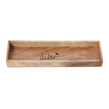 Tablett Dost, natur, Holz, 50x14x4 cm
