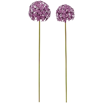 AlliumStick ArtFerro, lila, Metall, 16,2x16,2x111,2 cm