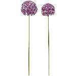 AlliumStick ArtFerro, lila, Metall, 16,2x16,2x111,2 cm