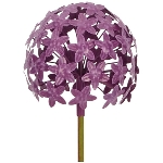AlliumStick ArtFerro, lila, Metall, 20x20x116,2 cm