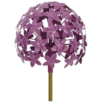 AlliumStick ArtFerro, lila, Metall, 29x29x140 cm