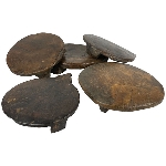 Tablett Antiquité, natur, Holz, 24x24x4 cm