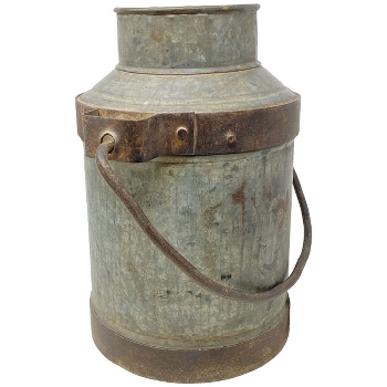 MilchKanne Antiquité, grau/rusty, Metall, 32x21x36 cm