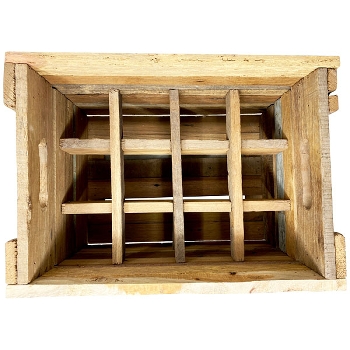 Kiste Antiquité, natur, Holz, 38x27x28 cm