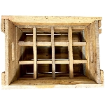 Kiste Antiquité, natur, Holz, 38x27x28 cm