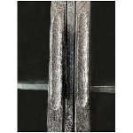 Schrank Sobre, schwarz, Holz/Glas/Metall, 100x40x125 cm