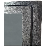 Schrank Sobre, schwarz, Holz/Glas/Metall, 100x40x125 cm