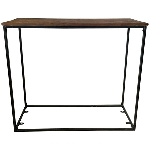 Tisch Dalle, natur, Holz/Metall, 90x30x80 cm