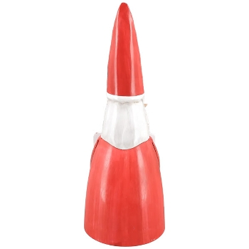 ZaunHocker Santa Kanu, rot, Metall, 10x12x28 cm