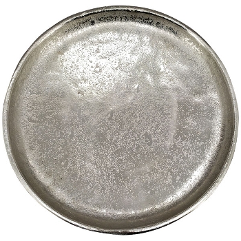 Tablett GROS, silber, Aluminium, 30x30x3 cm