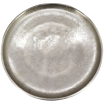 Tablett GROS, silber, Aluminium, 33x33x3 cm