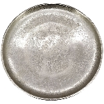 Tablett GROS, silber, Aluminium, 33x33x3 cm