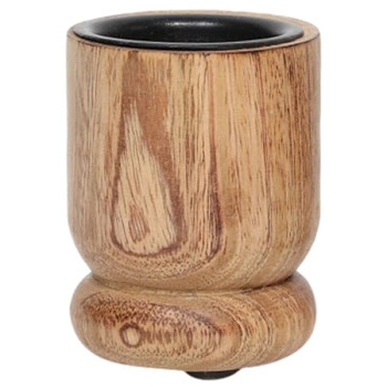 TeeLichtHalter Dost, natur, Holz, 6x6x7 cm