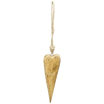 HerzHänger Dost, natur, Holz, 5,7x0,9x19,5 cm