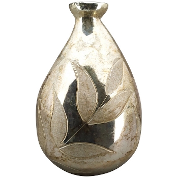 Vase Iride, kupfer, Glas, 15x15x23,5 cm