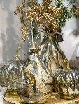 Vase Iride, kupfer, Glas, 15x15x23,5 cm