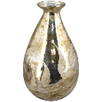 Vase Iride, kupfer, Glas, 18x18x30 cm