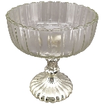 Schale Iride, silber, Glas, 15,5x15,5x12,5 cm