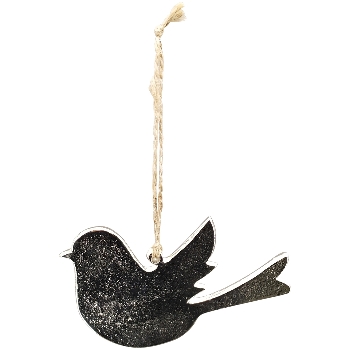 VogelHänger Puri, silber, Aluminium, 8x0,5x12 cm
