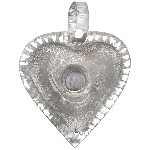 KerzenHalter Junker, grau, Metall, 13x10x6 cm