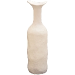 Vase Dazz, creme, Aluminium, 10,5x10,5x40,5 cm