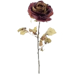 Cabbage rose Espoo ArtificialNature, old pink, 67cm
