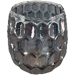 WindLicht Vitreous, grau, Glas, 8,5x8,5x8 cm