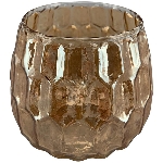 WindLicht Vitreous, gold, Glas, 8,5x8,5x8 cm