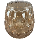 WindLicht Vitreous, gold, Glas, 10x10x10 cm