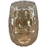 WindLicht Vitreous, gold, Glas, 13x13x16 cm