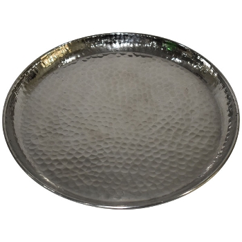 Tablett SuArt, silber, Aluminium, 25x25x2,5 cm