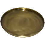 Tablett Doré, gold, Metall, 22x22x1,5 cm