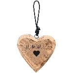 HerzHänger Dost, natur, Holz, 7x1,5x7 cm