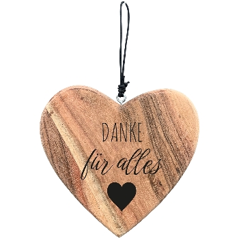 HerzHänger Dost, natur, Holz, 15x1,5x15 cm