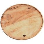 Tablett Dost, natur, Holz, 25x25x2 cm