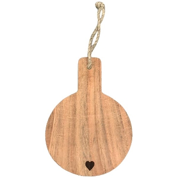 ServierBrett Dinette, natur, Holz, 10x10x5 cm