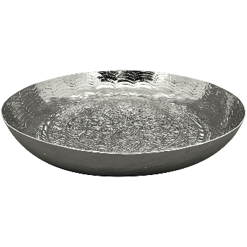 Tablett GROS, silber, Aluminium, 33x33x5 cm