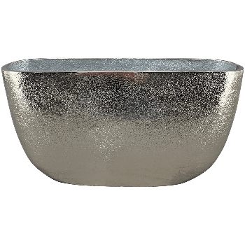 Vase GROS, silber, Aluminium, 24x9x11 cm