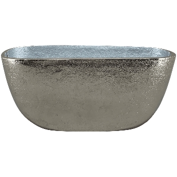 Vase GROS, silber, Aluminium, 31x9x16 cm