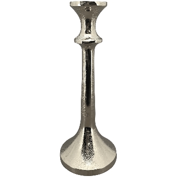 KerzenHalter GROS, silber, Aluminium, 11x11x28 cm