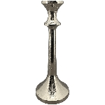 KerzenHalter GROS, silber, Aluminium, 11x11x28 cm