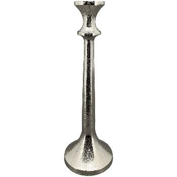 KerzenHalter GROS, silber, Aluminium, 11x11x34 cm