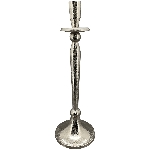 KerzenHalter GROS, silber, Aluminium, 14x14x42 cm