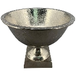 Pokal Schale GROS, silber, Aluminium, 22,5x22,5x18 cm