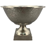 Pokal Schale GROS, silber, Aluminium, 22,5x22,5x18 cm