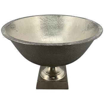 Pokal Schale GROS, silber, Aluminium, 29x29x19 cm