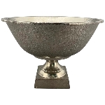 Pokal Schale GROS, silber, Aluminium, 29x29x19 cm