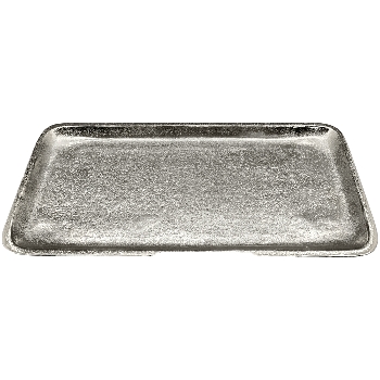 Tablett GROS, gold, Aluminium, 33x15x3 cm