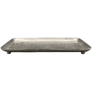 Tablett GROS, gold, Aluminium, 33x15x3 cm