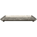 Tablett GROS, gold, Aluminium, 33x15x3 cm
